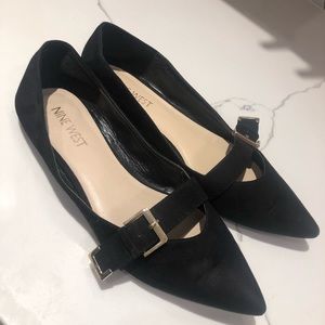 Black Nine West Flats